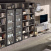 Salón mueble tv y librería KZ3 - Estudio Roi